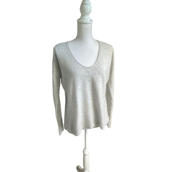 Madewell  Women’s Kimball Sweater Pullover Gray Fog Size M - Picture 3 of 12